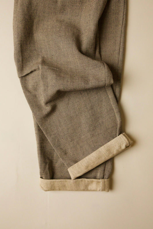 Nico Pant Denim- Iron/Natural