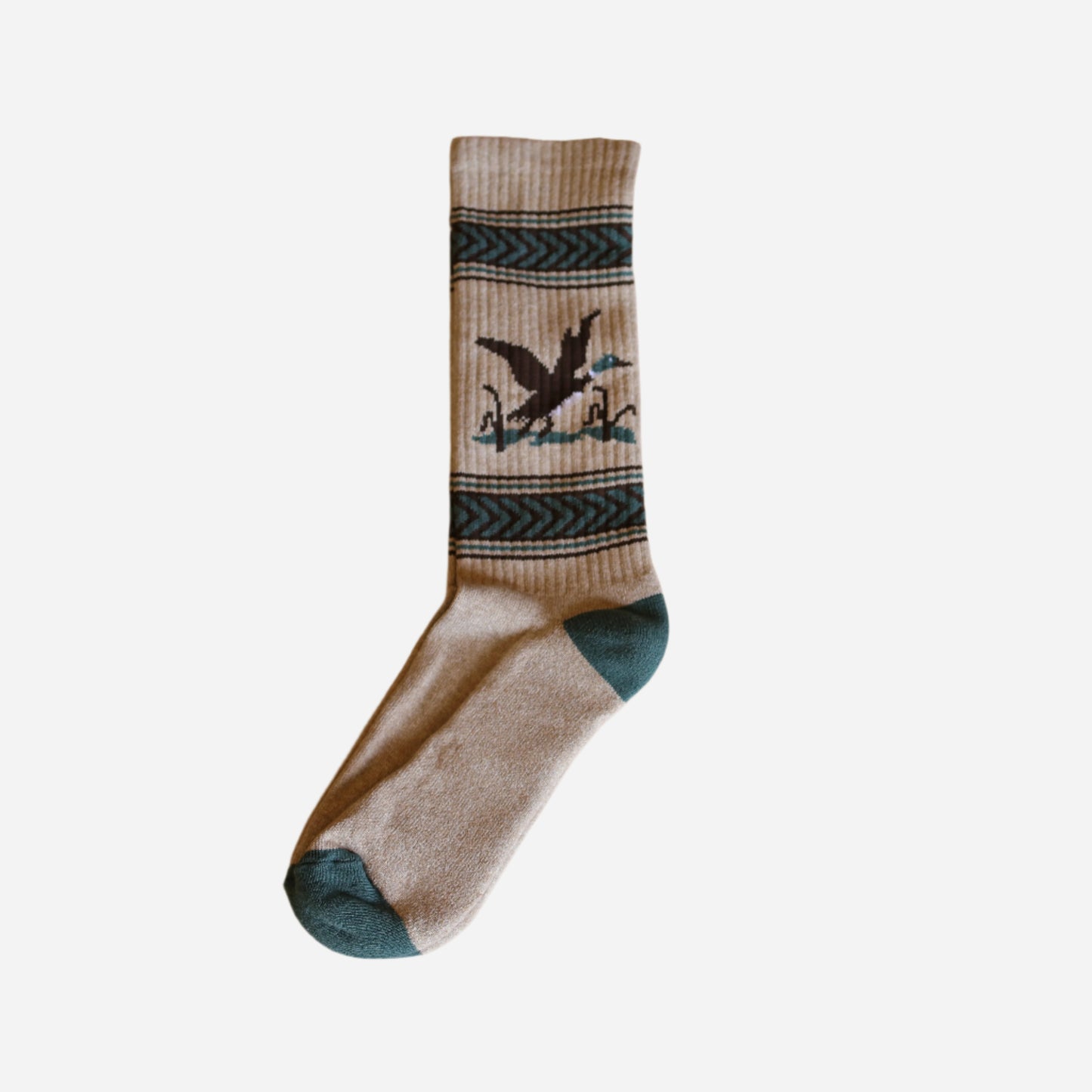 Jacquard Camp Socks - Mallard