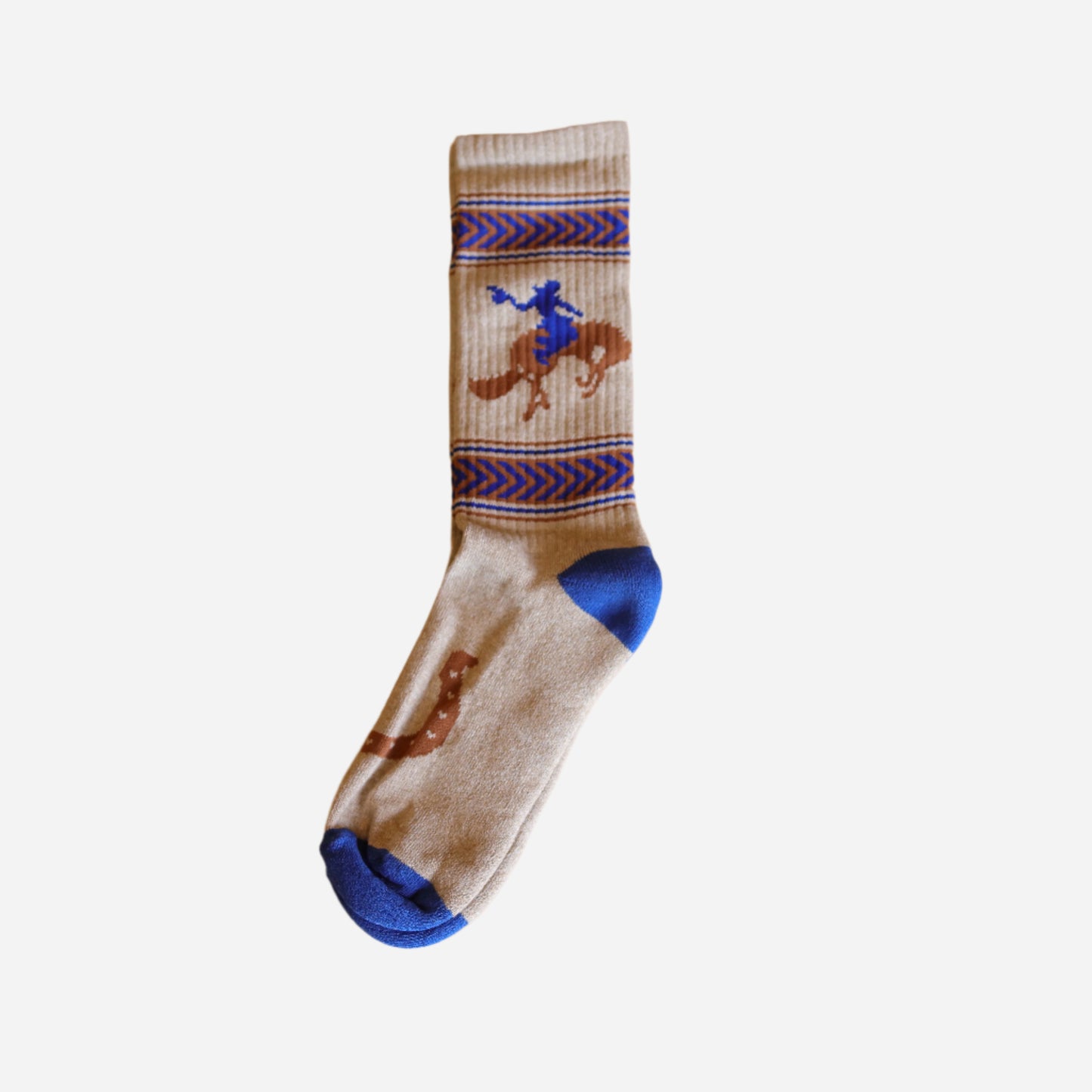 Jacquard Camp Socks - Bucking Bronc