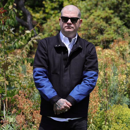 Utility Jacket No 1. - Charcoal Navy Twill
