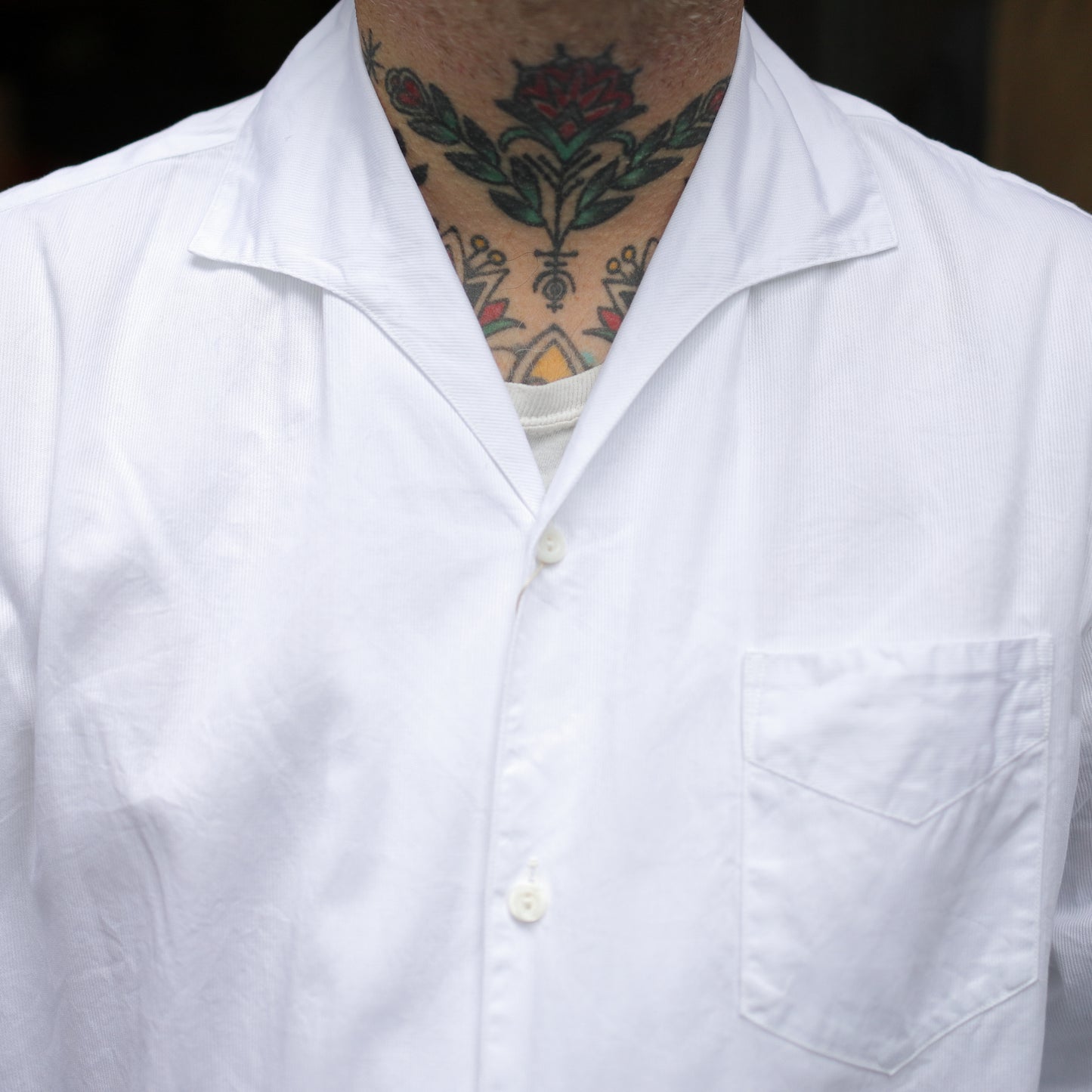 Fever Shirt Bedford Cord - White