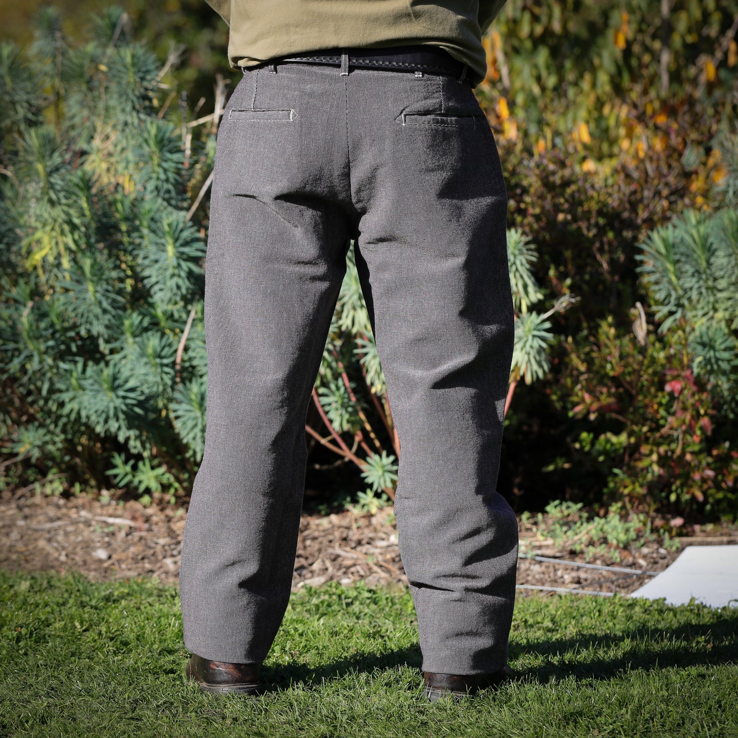 Heavyweight Pinpoint Canvas Chino - Night Sky