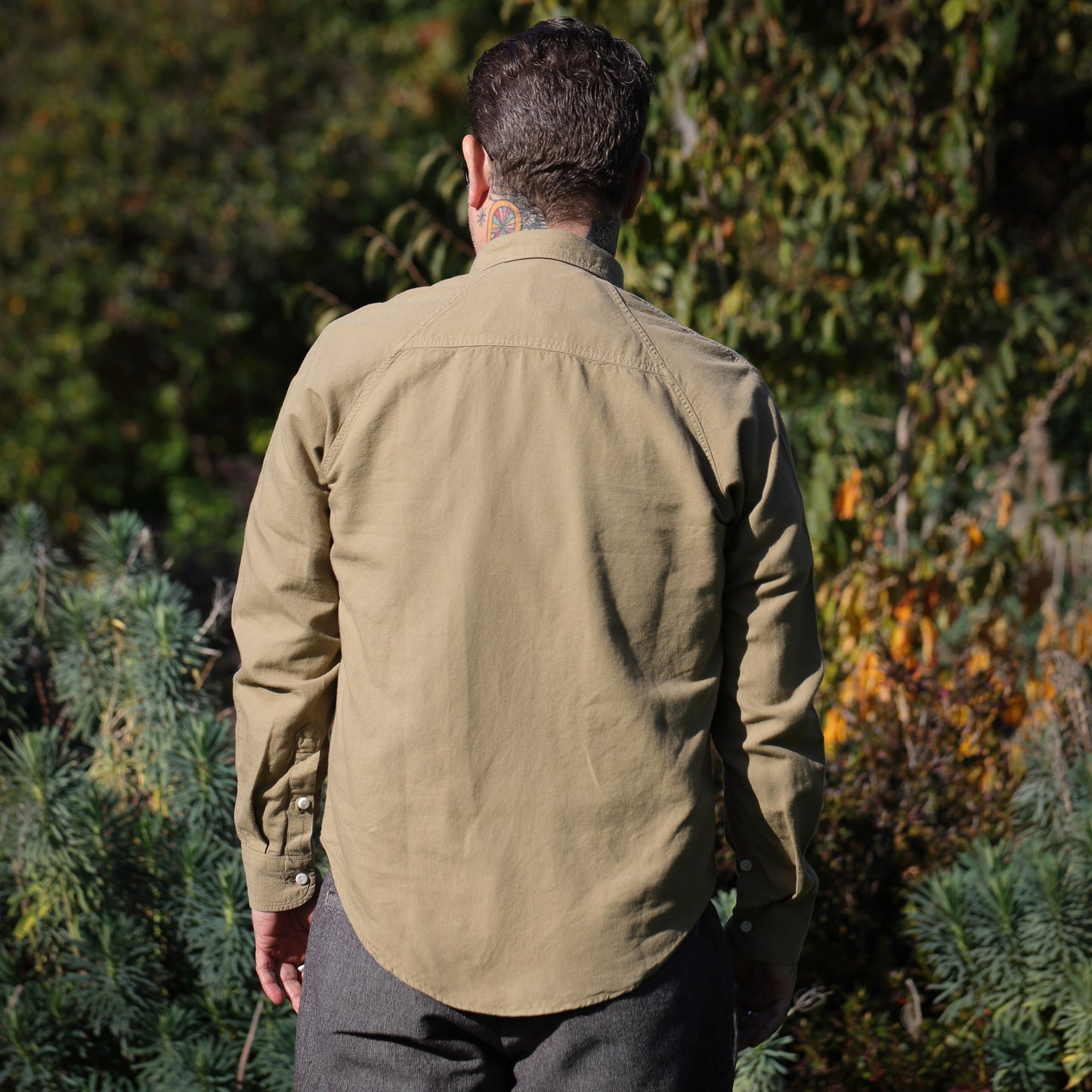 Heimat Cotton Hemp Work Shirt - Desert
