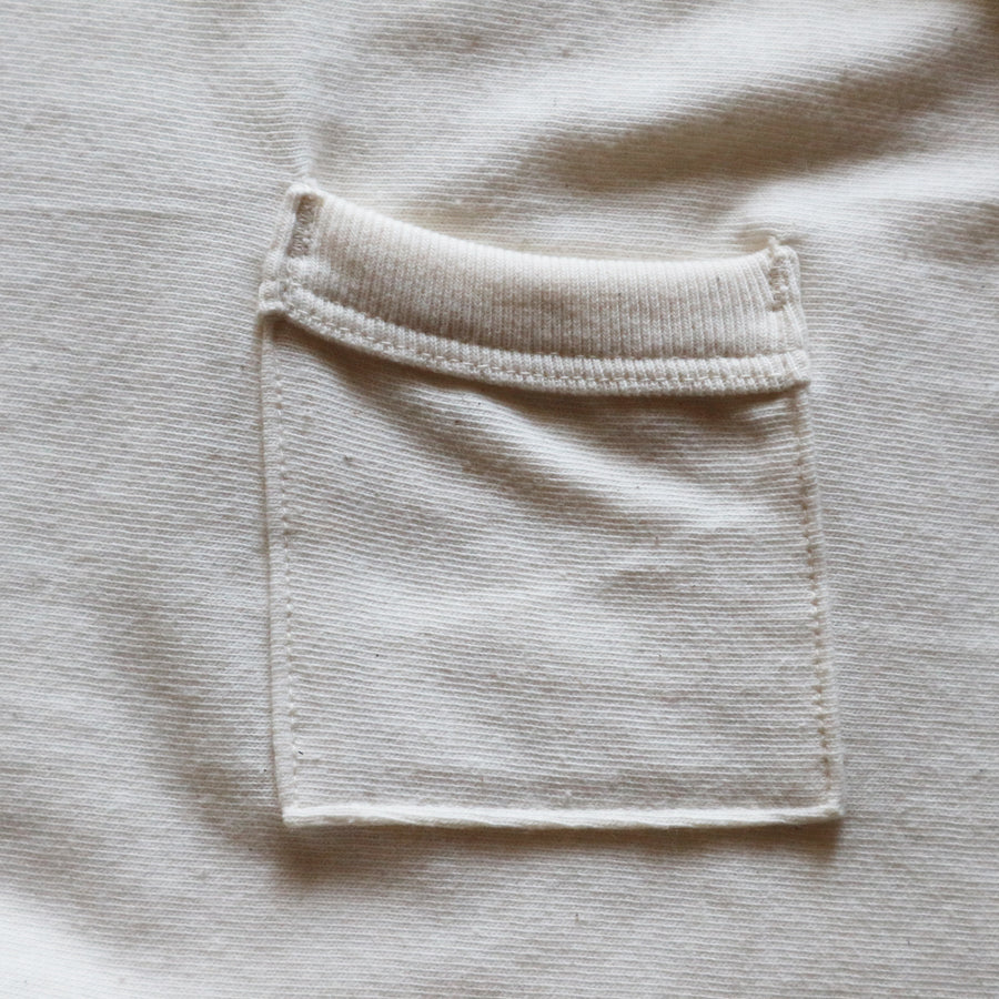 Loopwheeled Double Binder Tee - Ivory