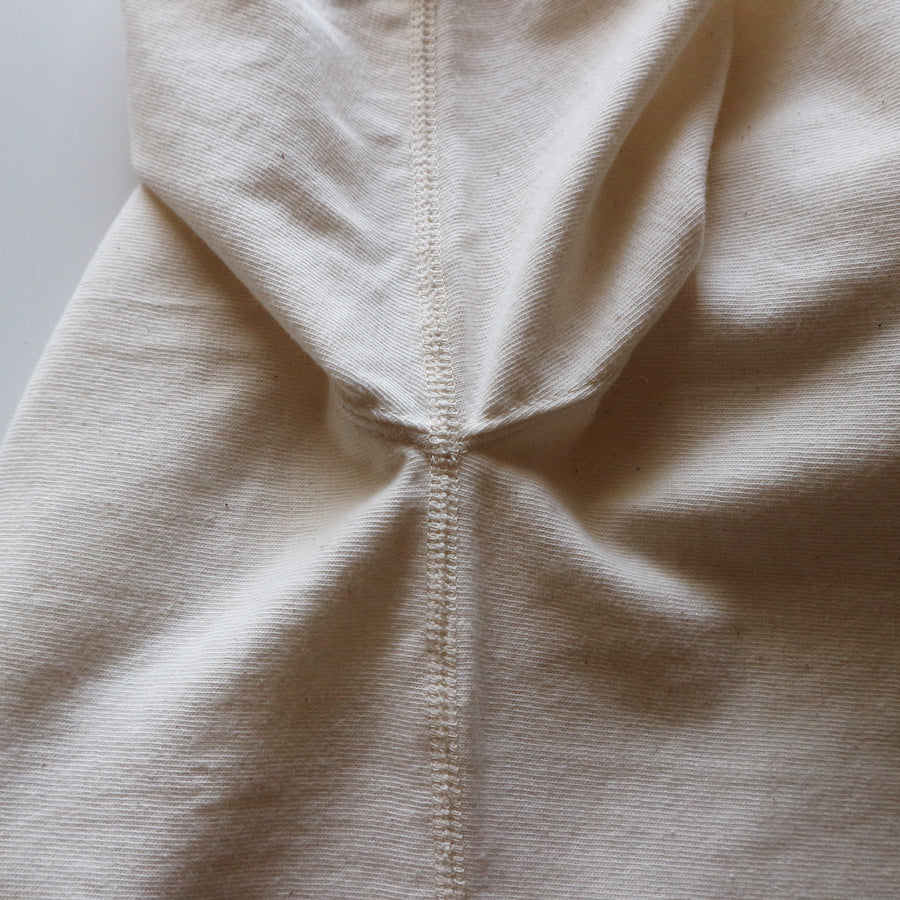 Loopwheeled Double Binder Tee - Ivory