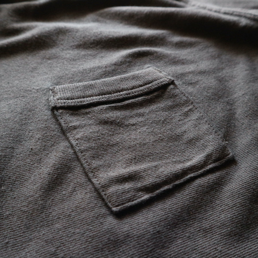 Loopwheeled Double Binder Tee - Antique Black
