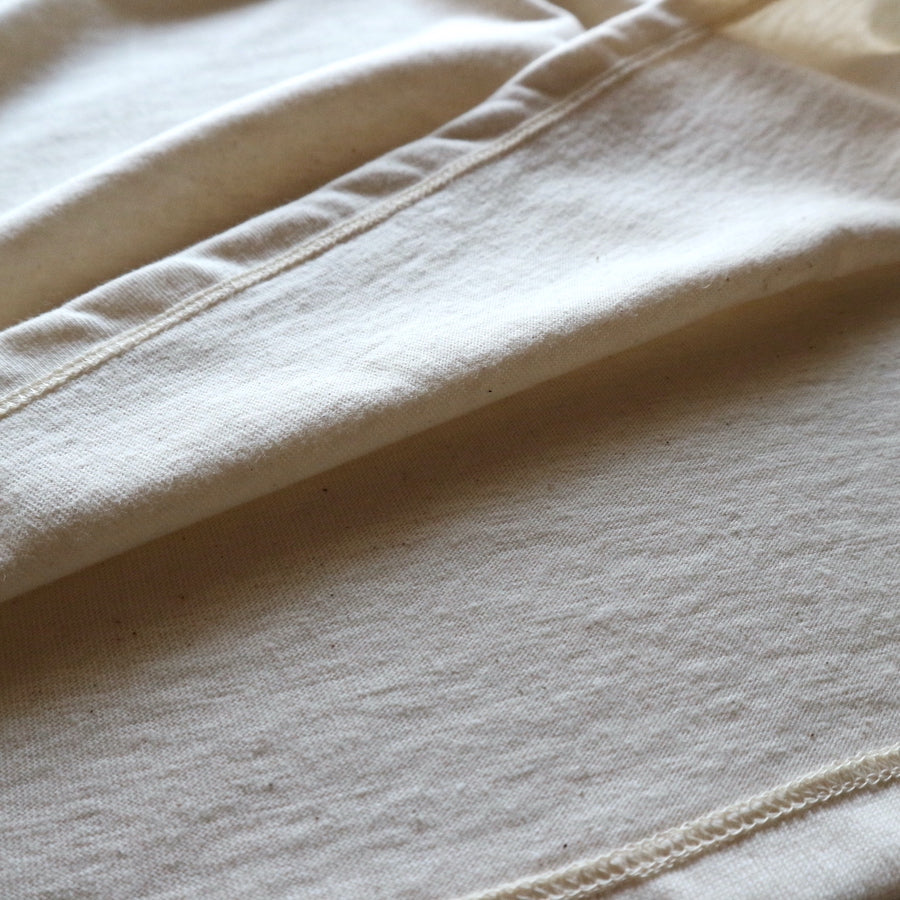 Loopwheeled Henley - Ivory