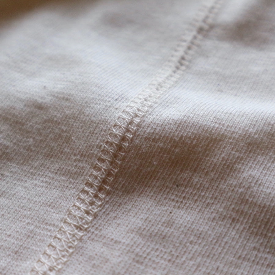 Loopwheeled Henley - Ivory