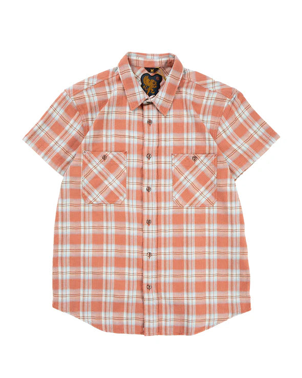 Bruce Shirt Flannel Check Red/Blue