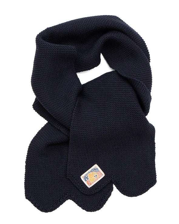 Indigofera Chilcoot Merino Wool Scarf - Navy