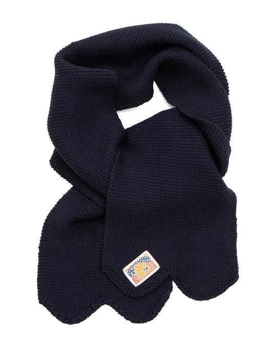 Indigofera Chilcoot Merino Wool Scarf - Navy