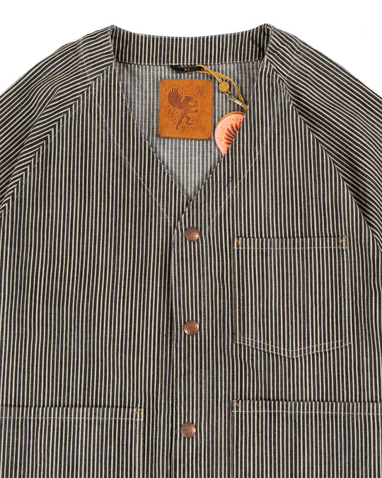 Cobb Shirt Hickory Stripe - Black/White