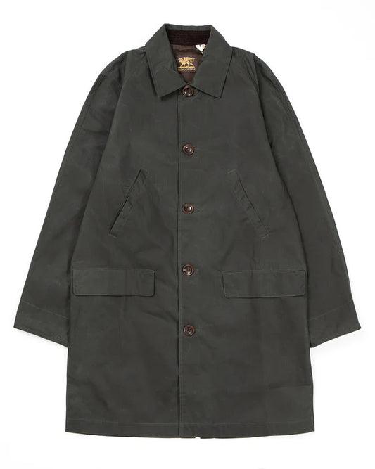 Indigofera Raven Coat - Waxed Cotton Twill