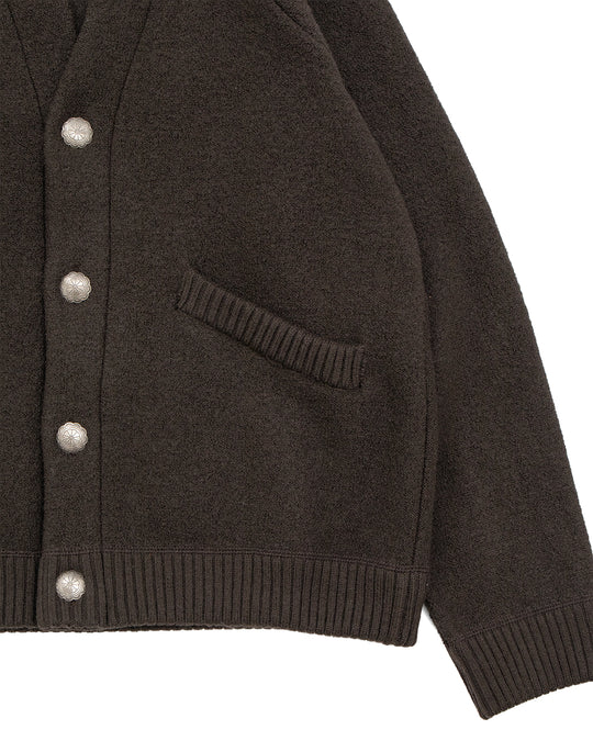 Roan Wool Cardigan - Charcoal