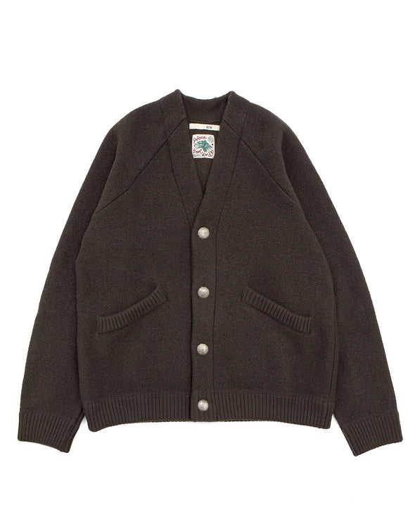 Roan Wool Cardigan - Charcoal