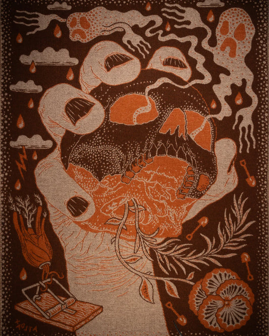 Indigofera x Bjorn Atldax Wool Blanket - Yorick