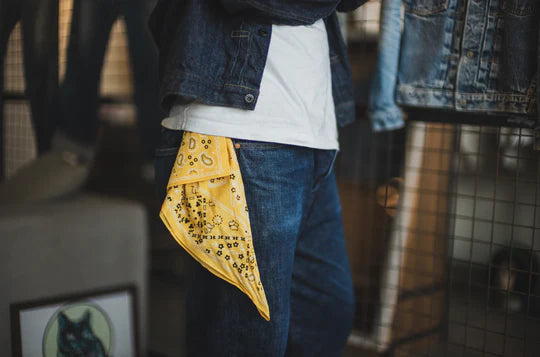 TCB Bandana - Yellow Cat
