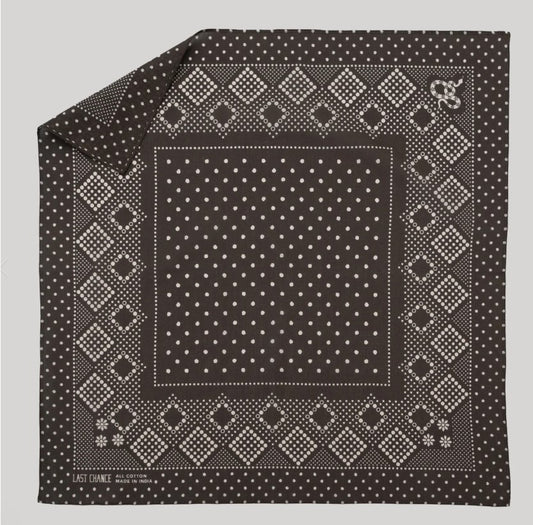 Cotton Daisy Bandana - Iron
