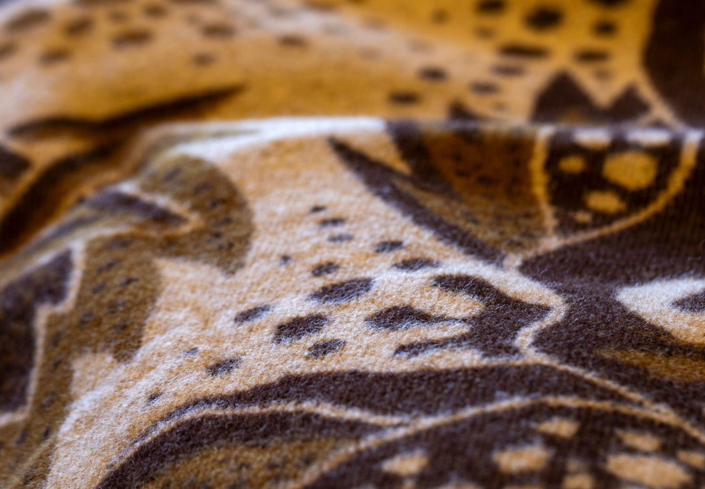 Indigofera x Bjorn Atldax Wool Blanket - Baphomet