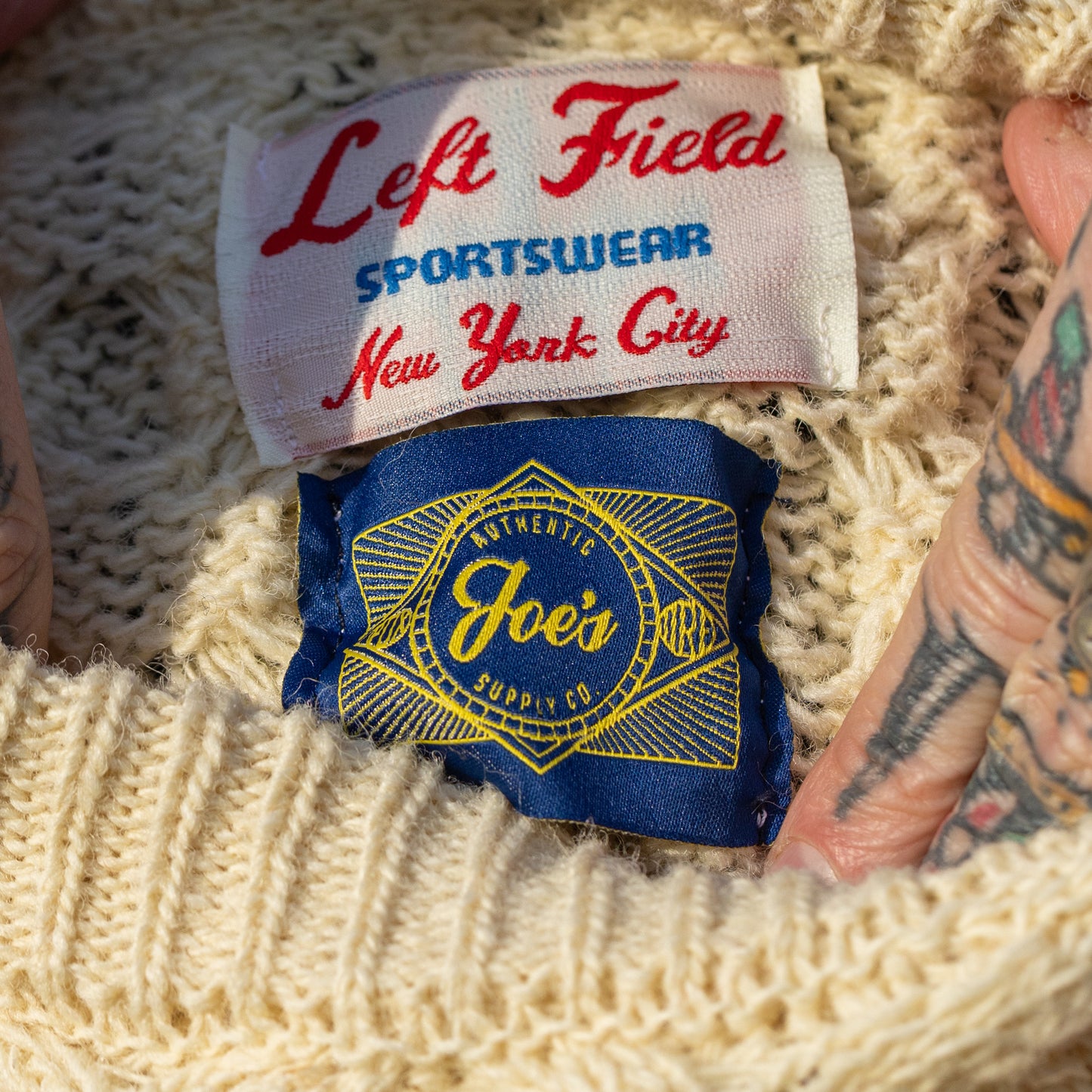 Steve McQueen Sweater - Natural Galway Irish Wool