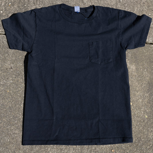 Velva Sheen Natural Indigo Pocket Tee - Indigo/Black