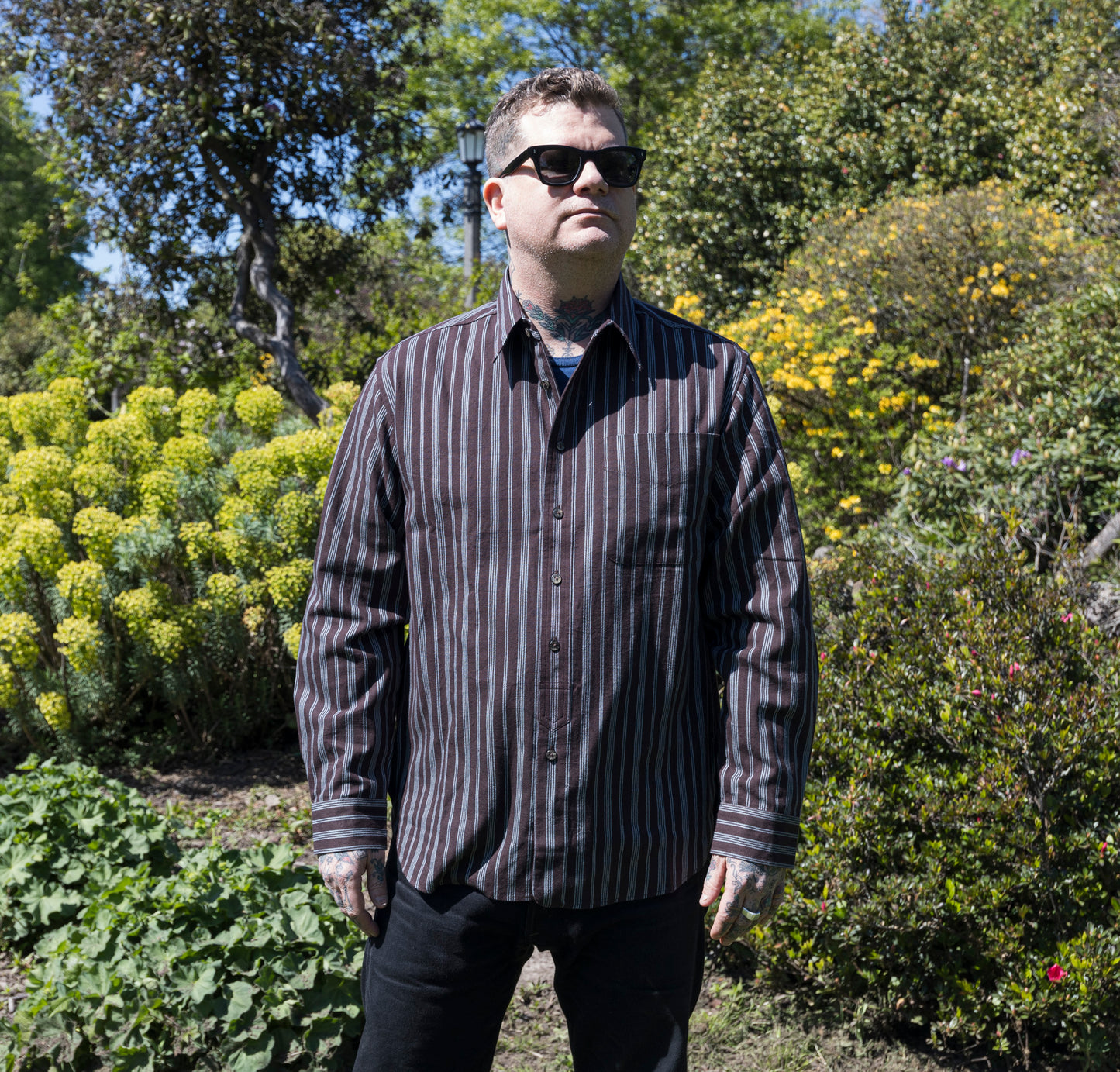 Brook Shirt - Plum/Indigo