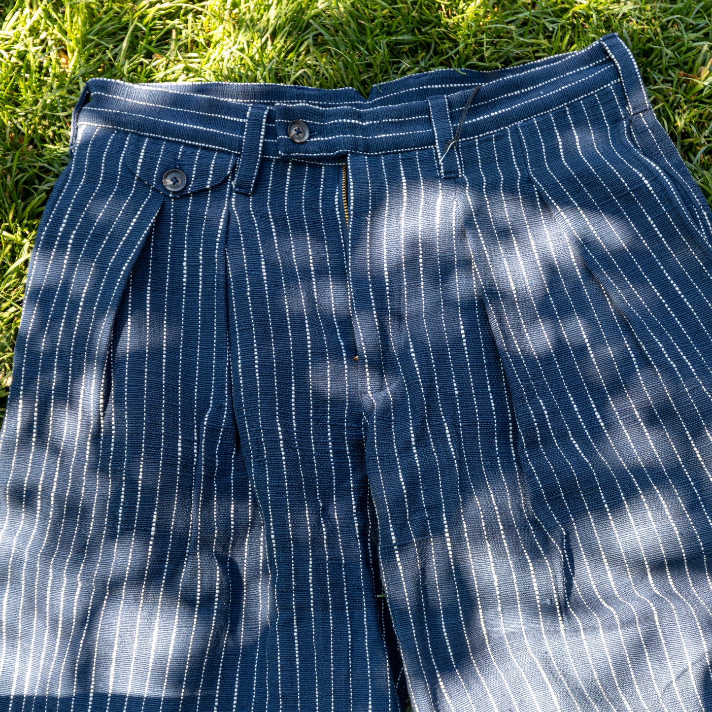 Shakoor Pant - Dark Indigo/Ecru