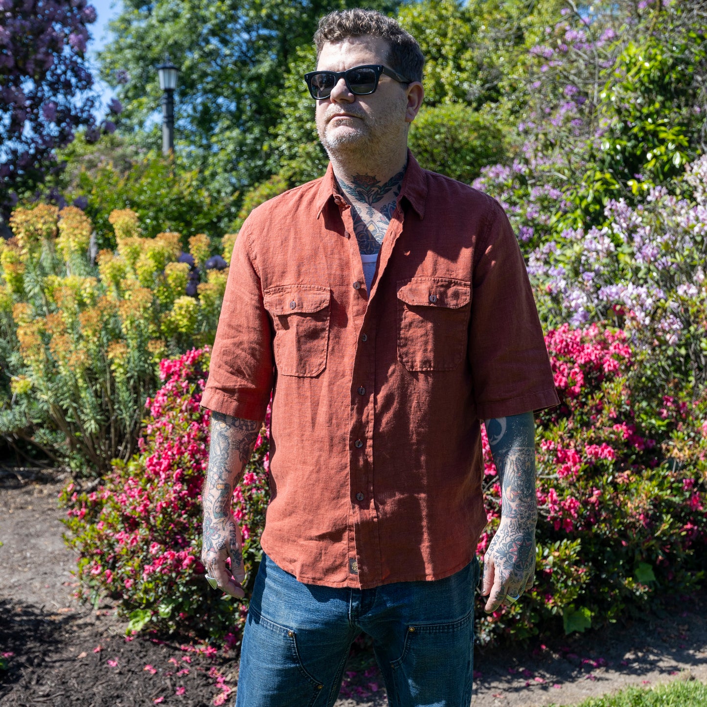 Delray Shirt - Rust