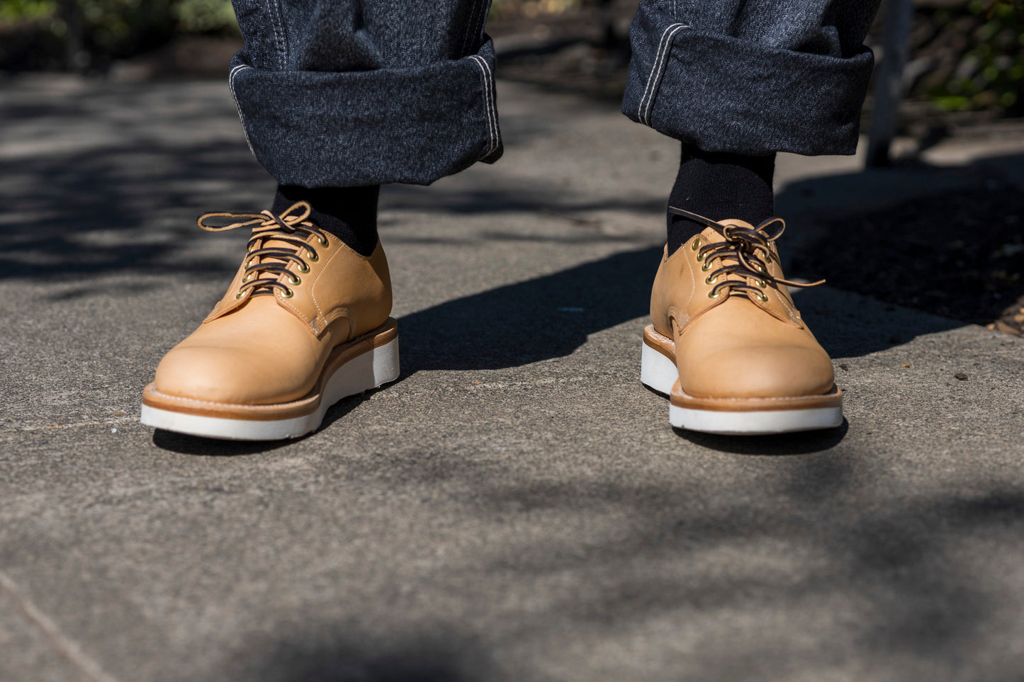 Derby Shoe- Natural Veg Tan