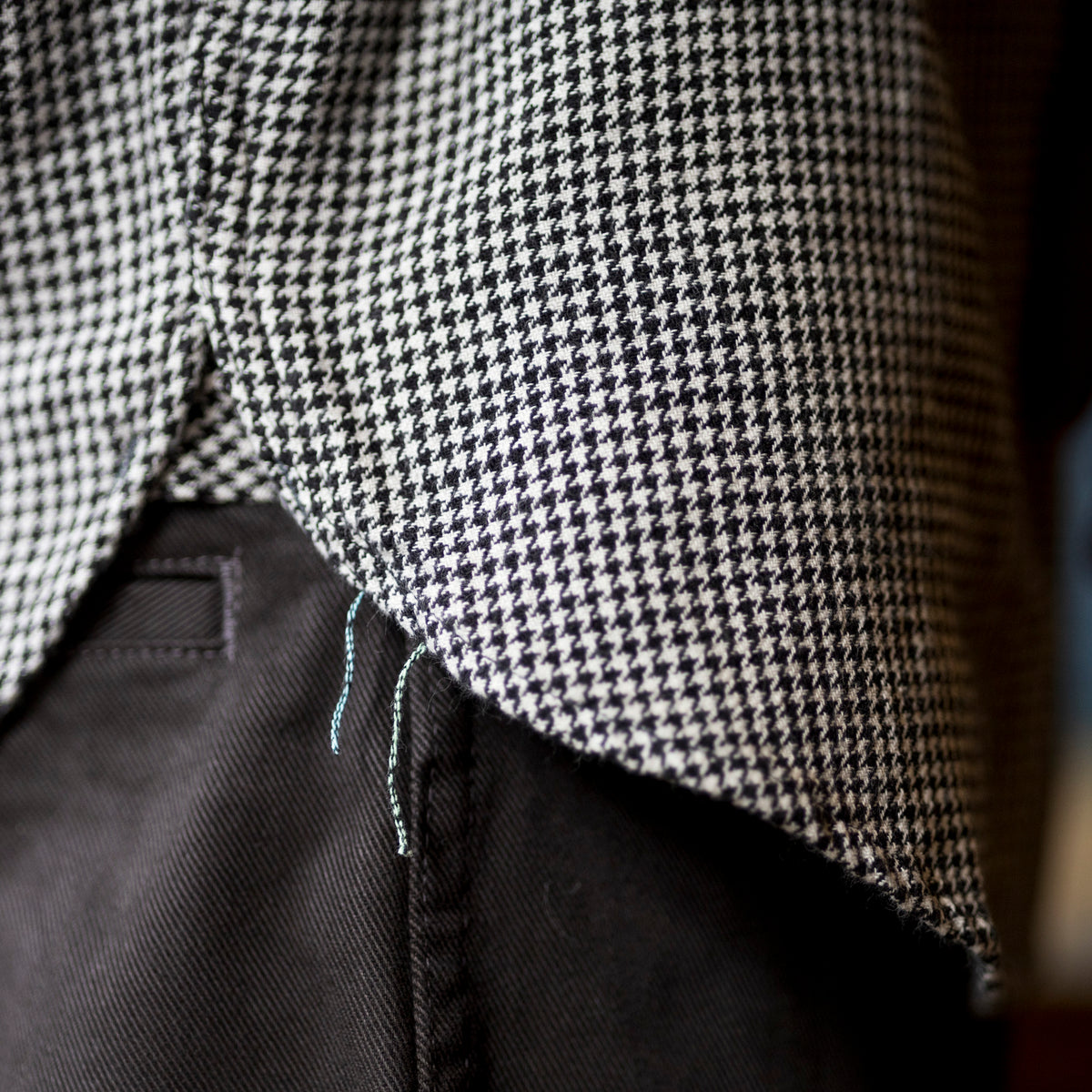 POST Frontier Cotton Popover - Blk x Wht