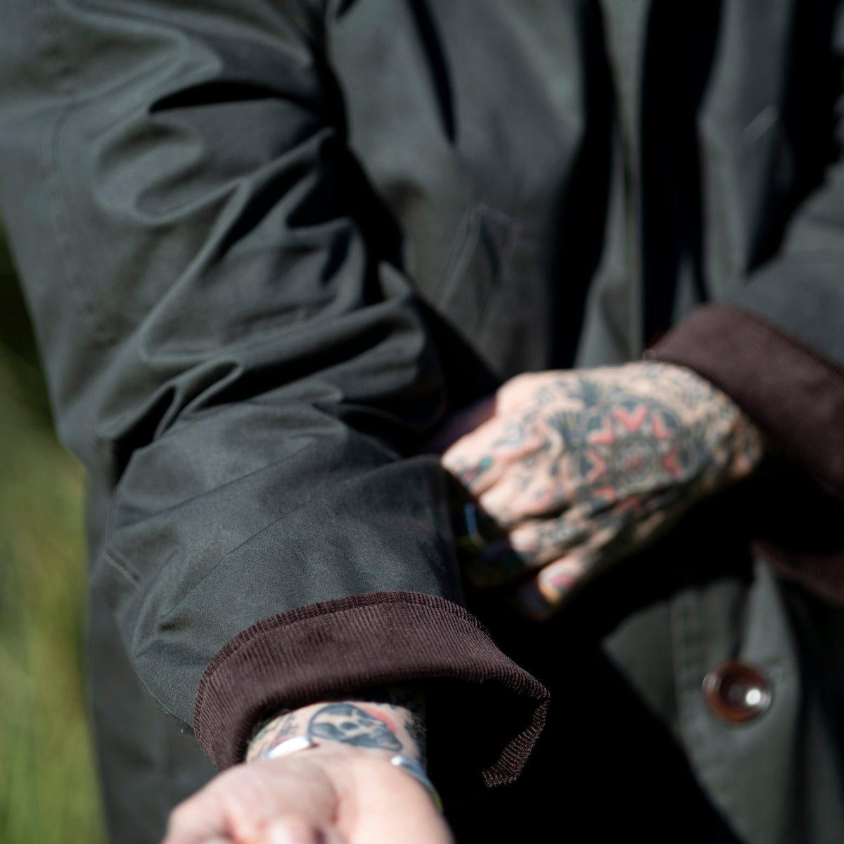 Indigofera Raven Coat - Waxed Cotton Twill
