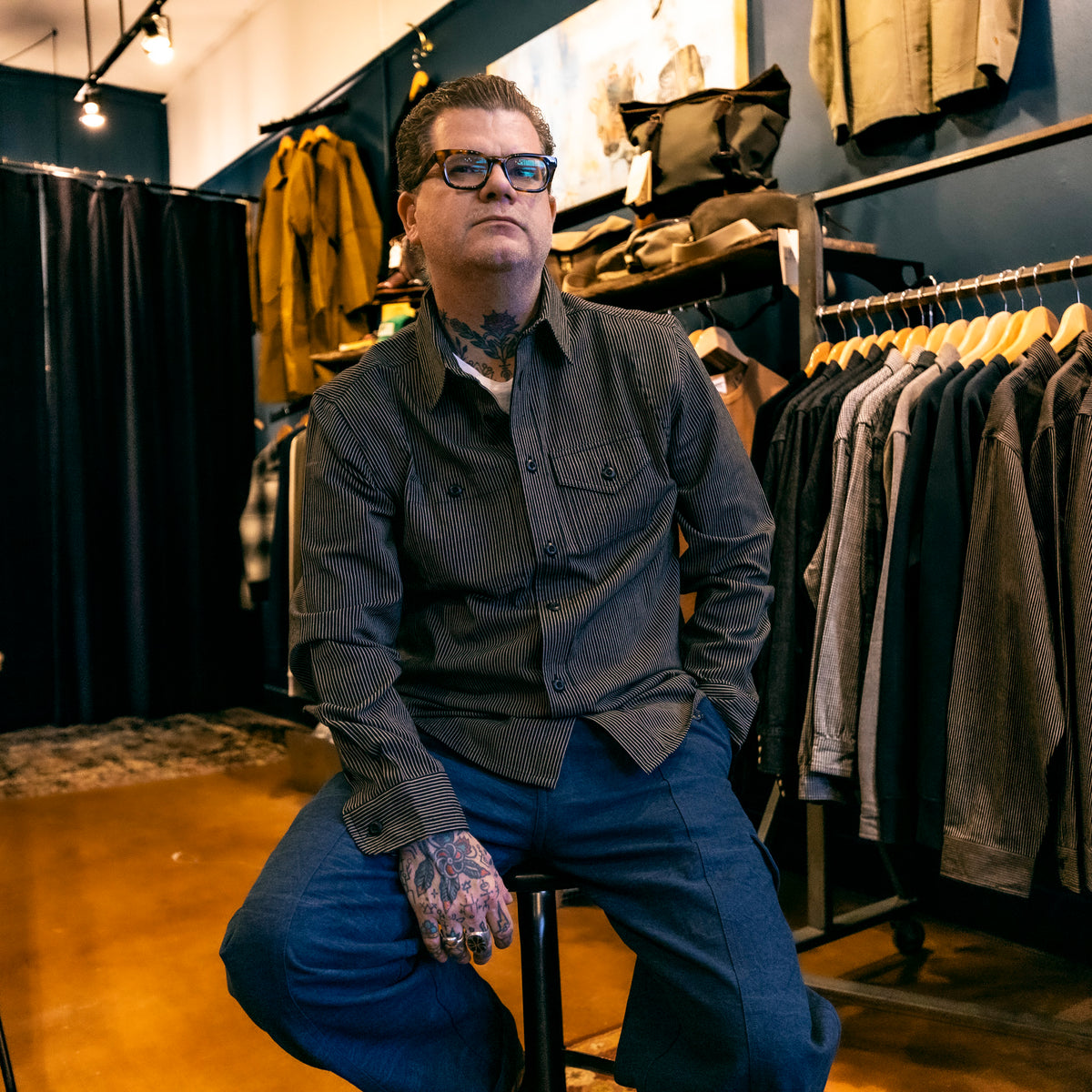 Mechanic Shirt - Iron/ Acacia
