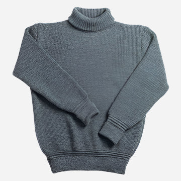 U Boat Rollneck - Battleship Grey