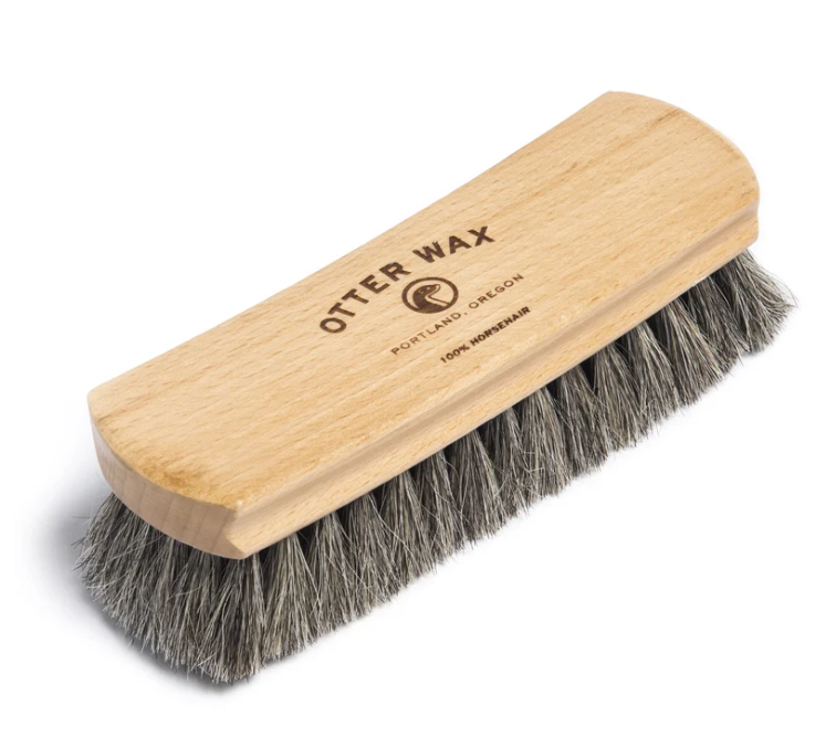Premium Horsehair Shoe Brush