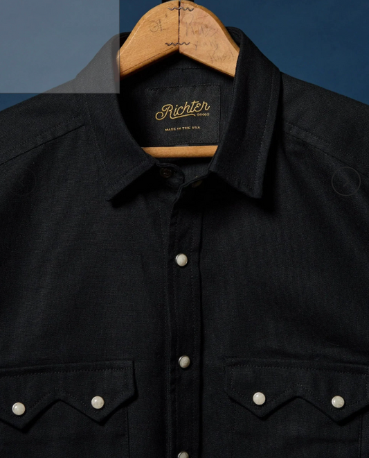 Black Duck Canvas Weekend Western Shirt