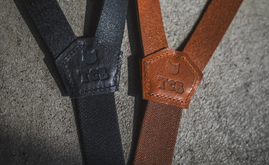 TCB Leather Suspenders
