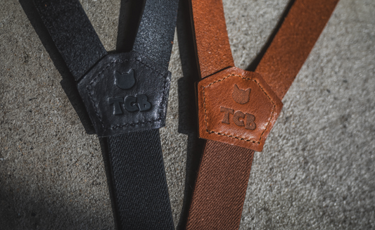 TCB Leather Suspenders