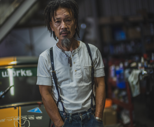 TCB Leather Suspenders