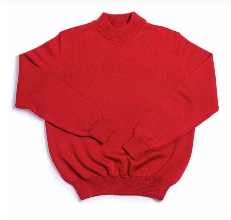 Deck Sweater Merino Wool - Safety Red