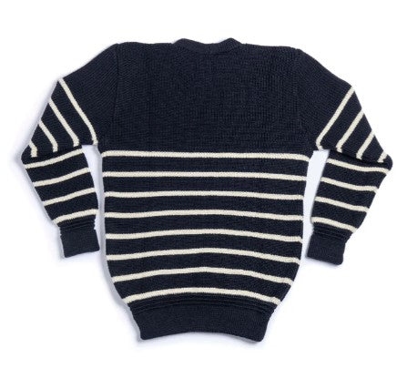 Signal Sweater - Ink/Seashell Mariner