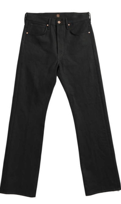 Wyatt Jeans Uneven Broken Twill - Black (Raw)