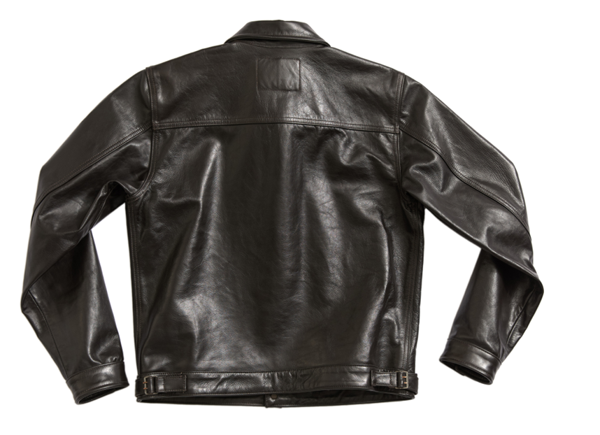 Wibaux Leather Jacket - Blackish Brown