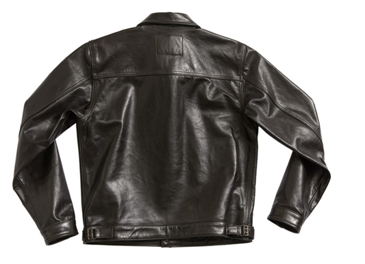 Wibaux Leather Jacket - Blackish Brown