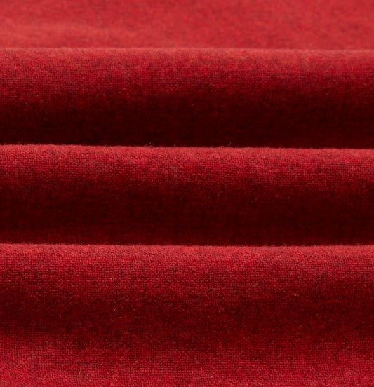 Block Wool Shirt - Rosso Red