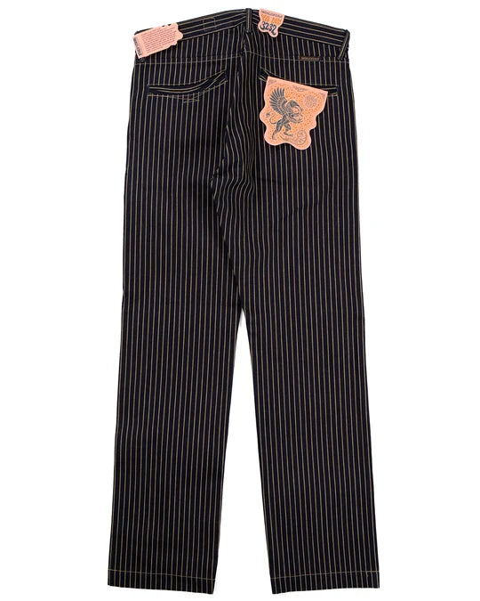 Swearengen Pants - Single Stripe Indigo
