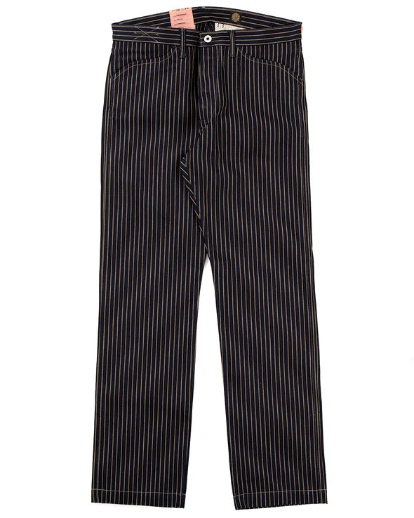 Swearengen Pants - Single Stripe Indigo