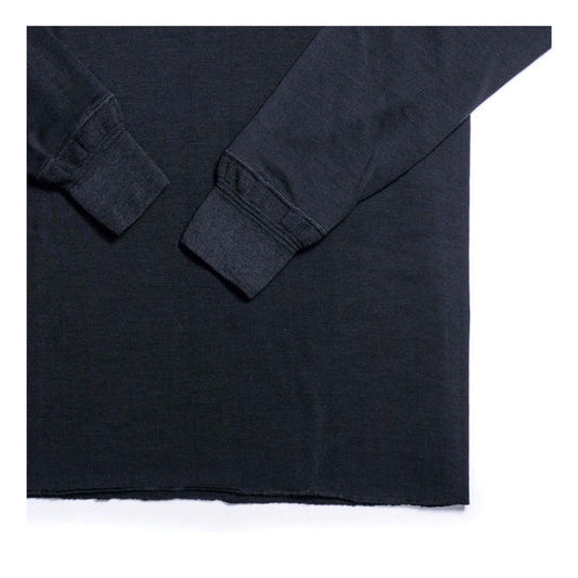 Raglan Long Sleeve Merino - Black