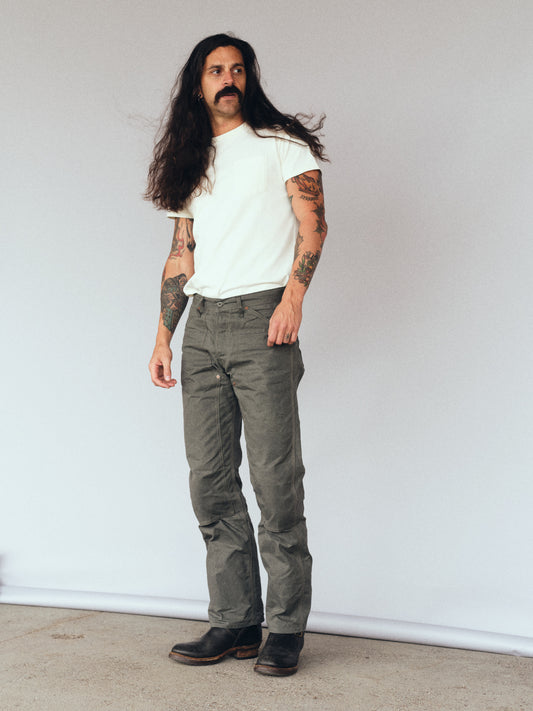 Wendell Coated Canvas Pants
