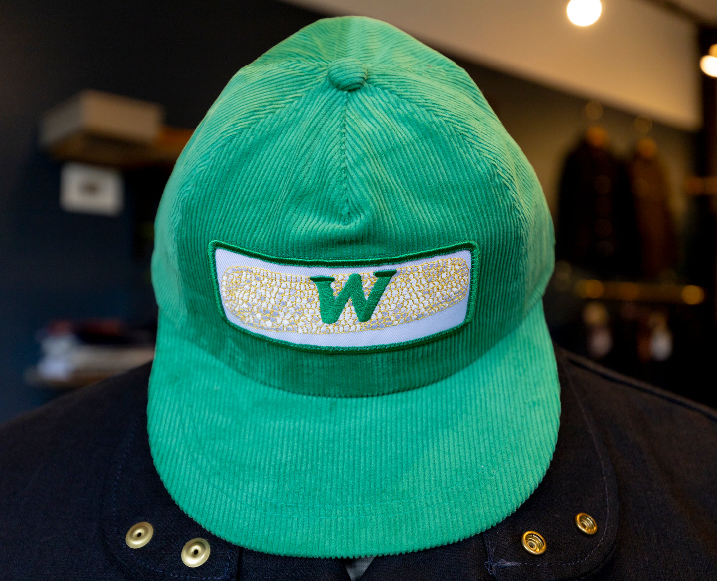 Corduroy Corncob Patch Hat