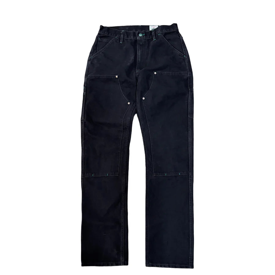 Double Knee Work Pants- Vintage Black